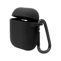 Чехол на AirPods 1/2 Blueo with carbine Black